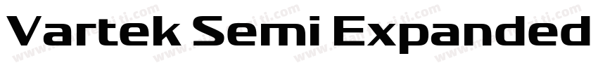 Vartek Semi Expanded Medium字体转换
